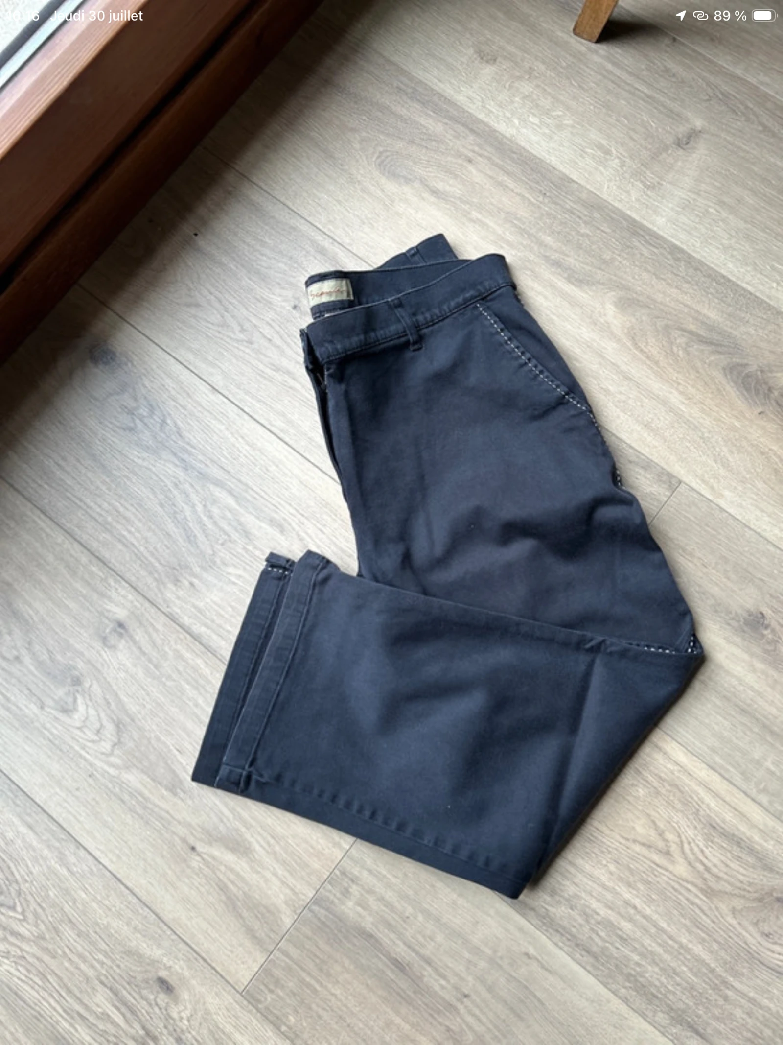 Pantalón corto negro con costura blanca Scenic💕 – photo 7